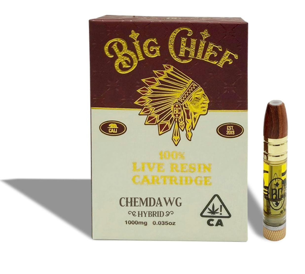 Big Chief - Big Chief Live Resin Cartridge " Chemdawg" - 1
