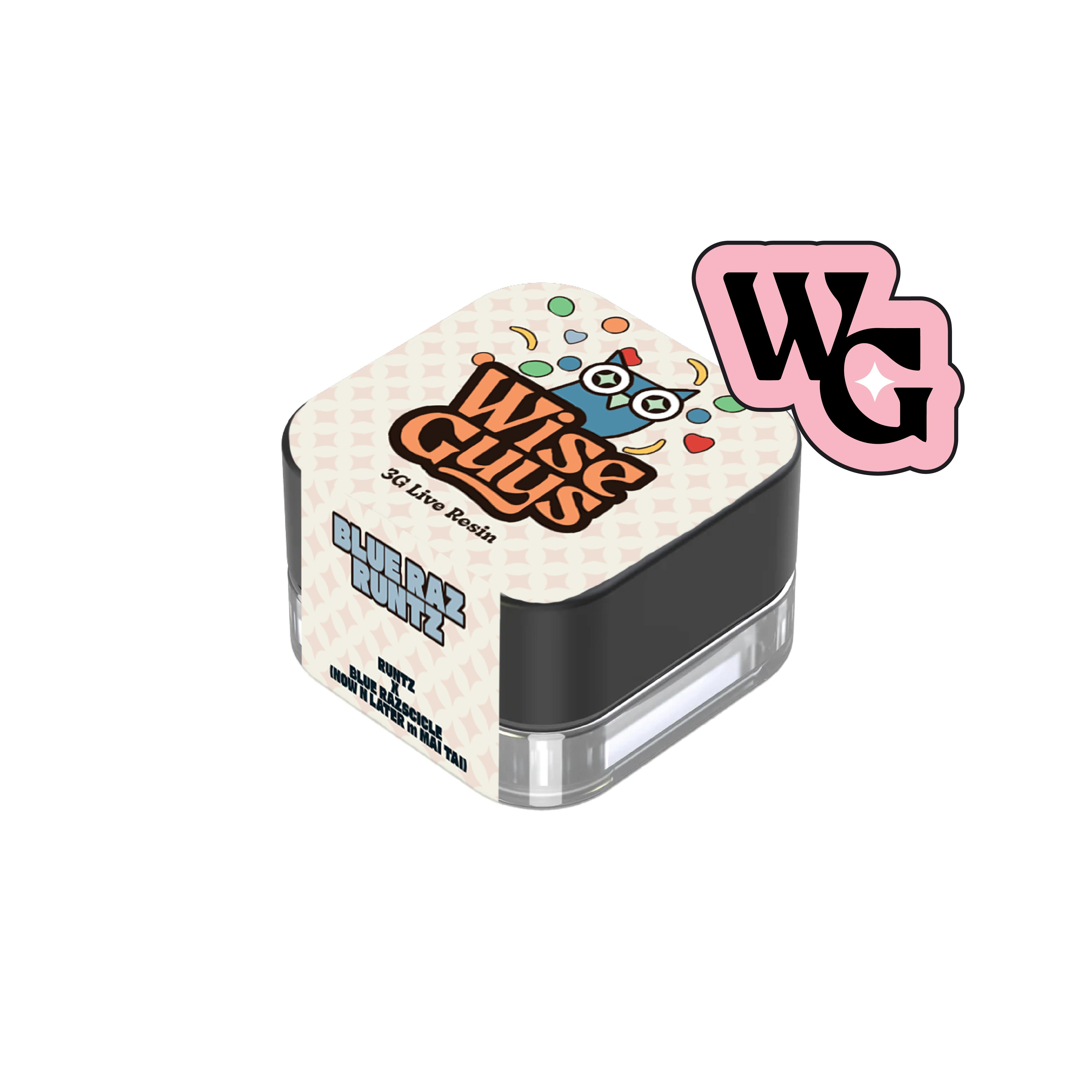 Wise Guys - Blue Raz Runtz | Live Resin Concentrate | 3g - 1