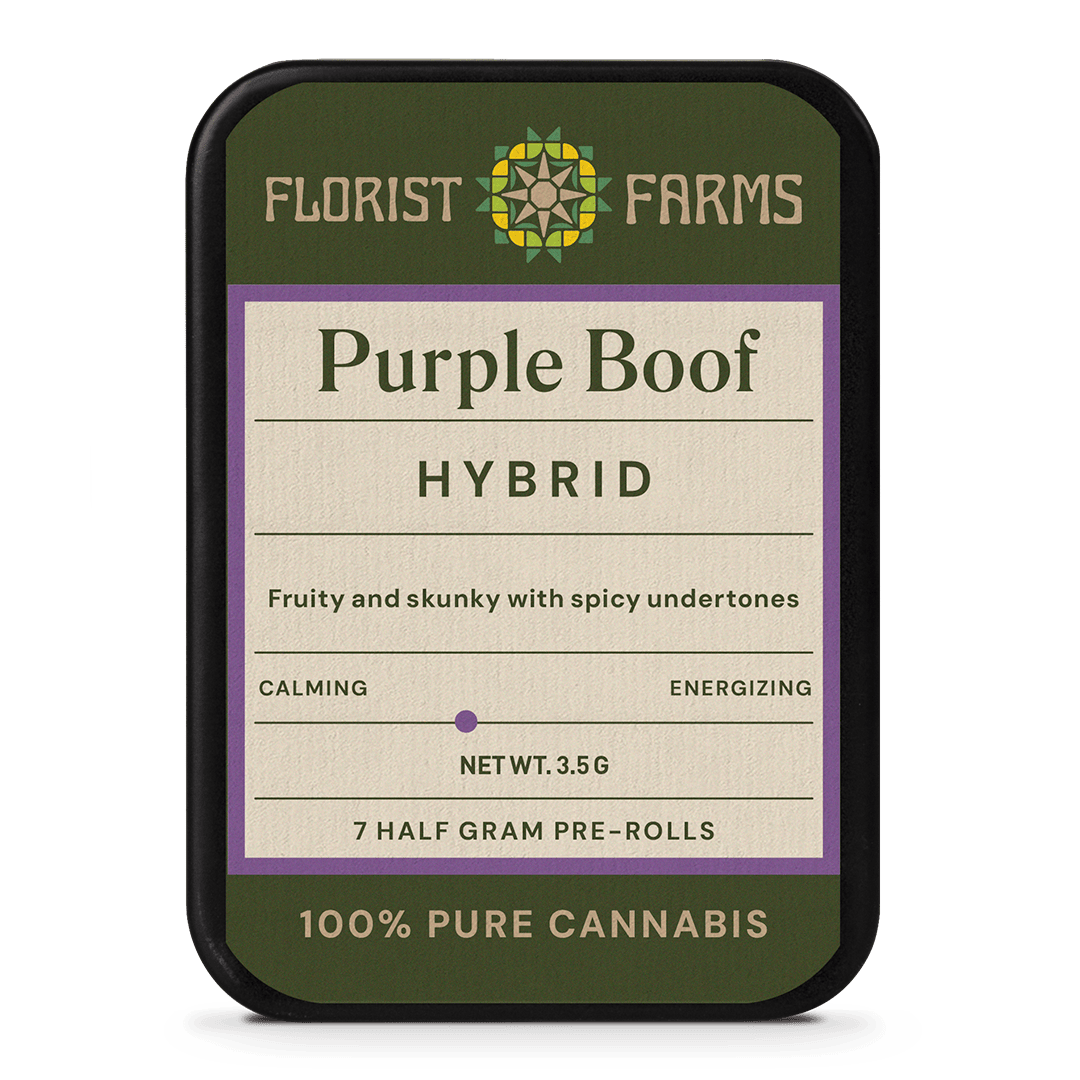 Florist Farms - Purple Boof | Minis | 0.5g each | 7pk - 1