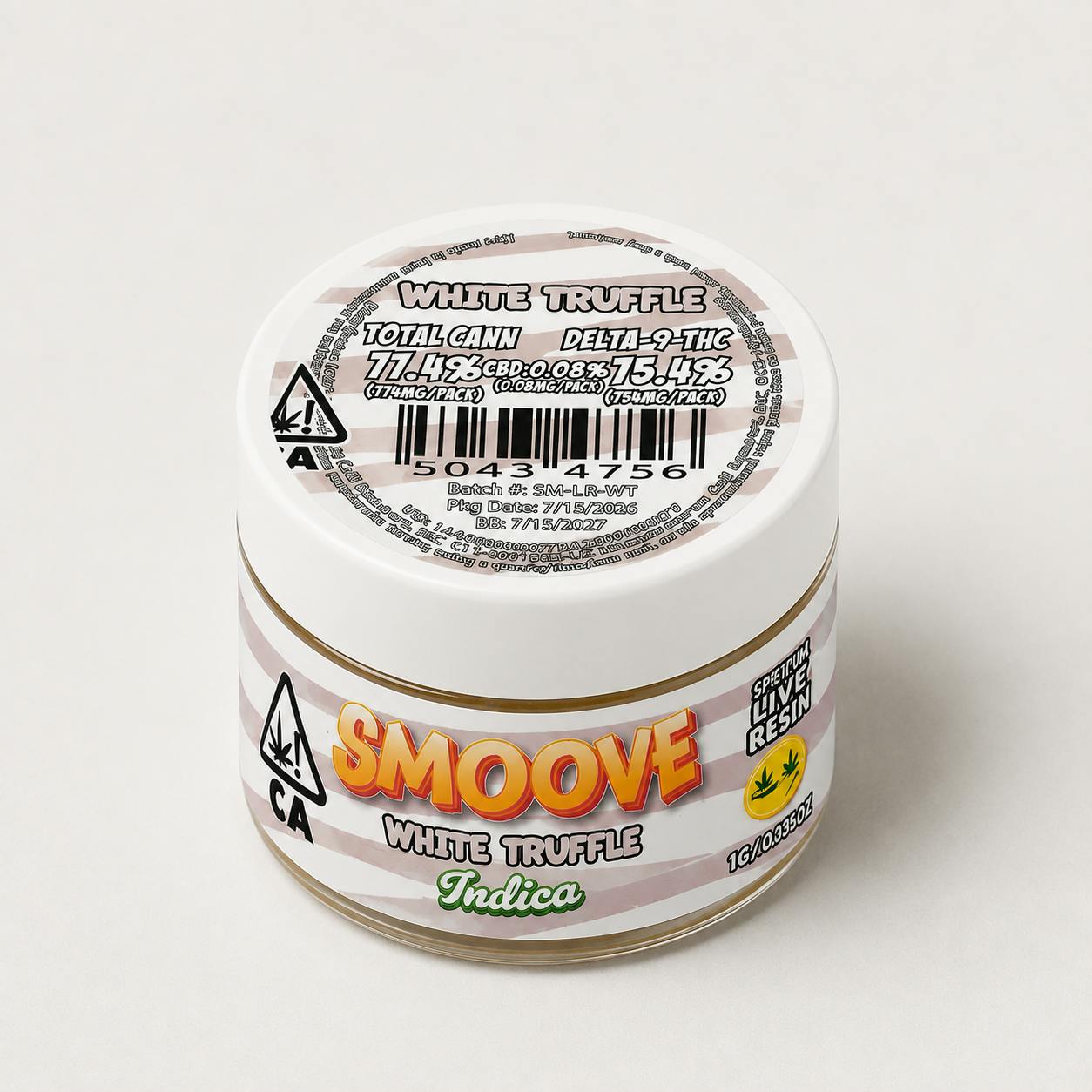 Smoove - Smoove Live Resin White Truffle 1.0 G - 1