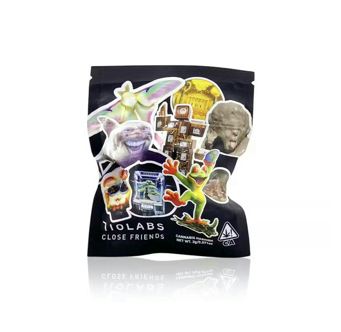 710 Labs - Close Friends | Papaya x Lemon Heads #4 | Persy Thumbprint Live Rosin | 2g - 1