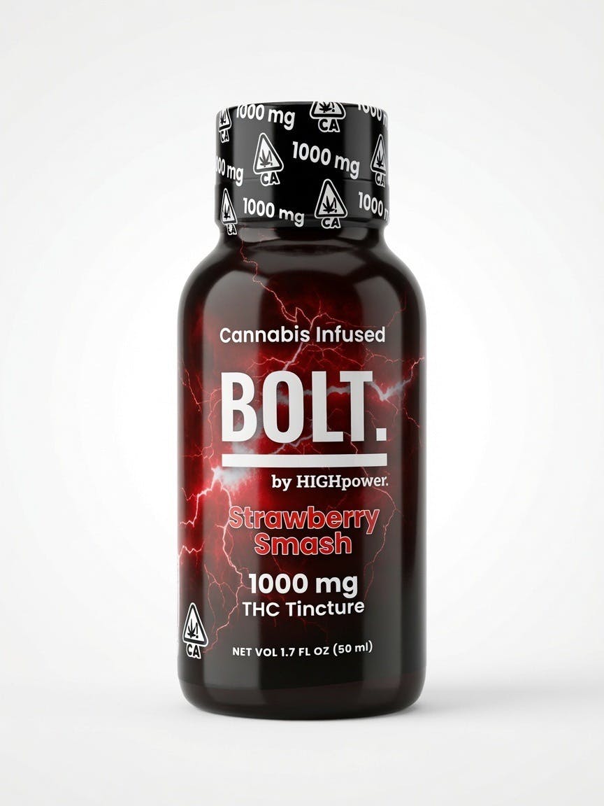 HIGH power syrup - BOLT | Strawberry Smash | Mix-ins | 1000mg | 50ml - 1