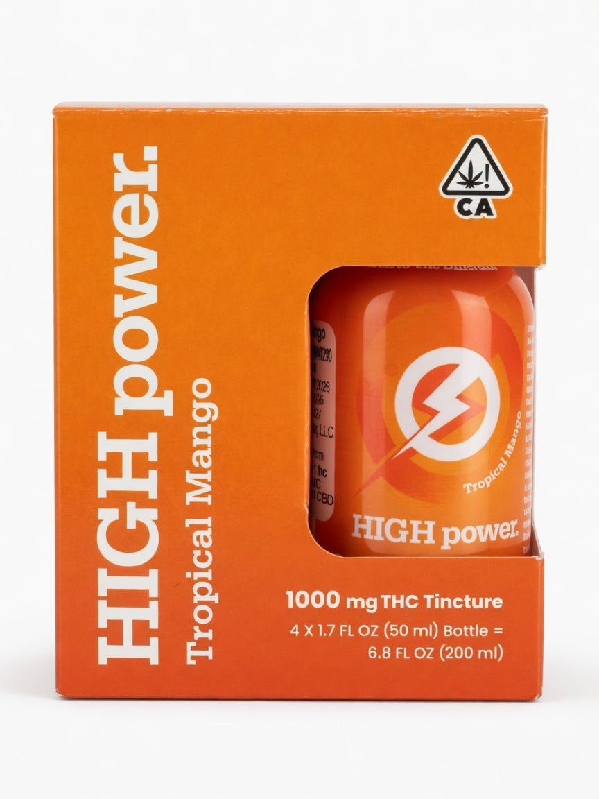 HIGH power syrup - Tropical Mango | Mix-ins | 250mg/ea | 4pk - 1