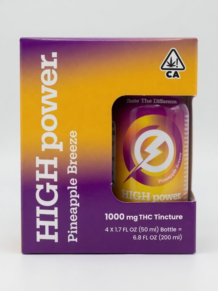 HIGH power syrup - Pineapple Breeze | Mix-ins | 250mg/ea | 4pk - 1