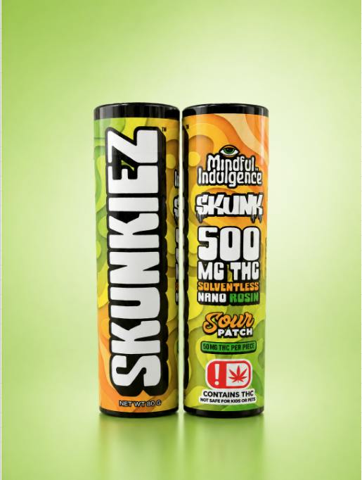 Mindful Indulgence - Skunkiez | Sour Patch Gummies | 500mg | 10ct | 50mg/ea - 1