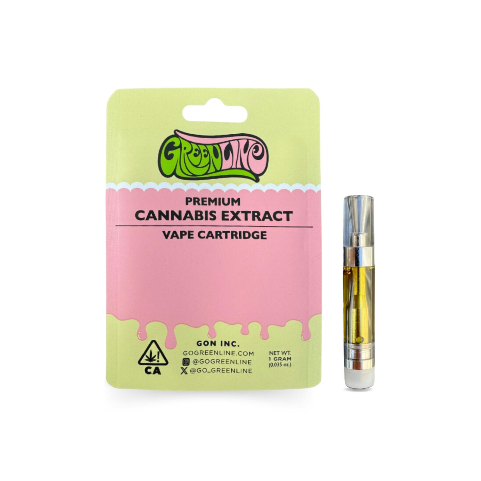 Strawberry Cough - Vape Cart - Sativa - 1g