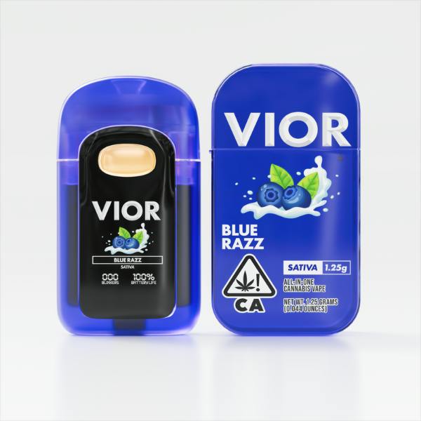 Blue Razz | Premium Cannabis Oil Disposable | 1.25g - Vior Extracts