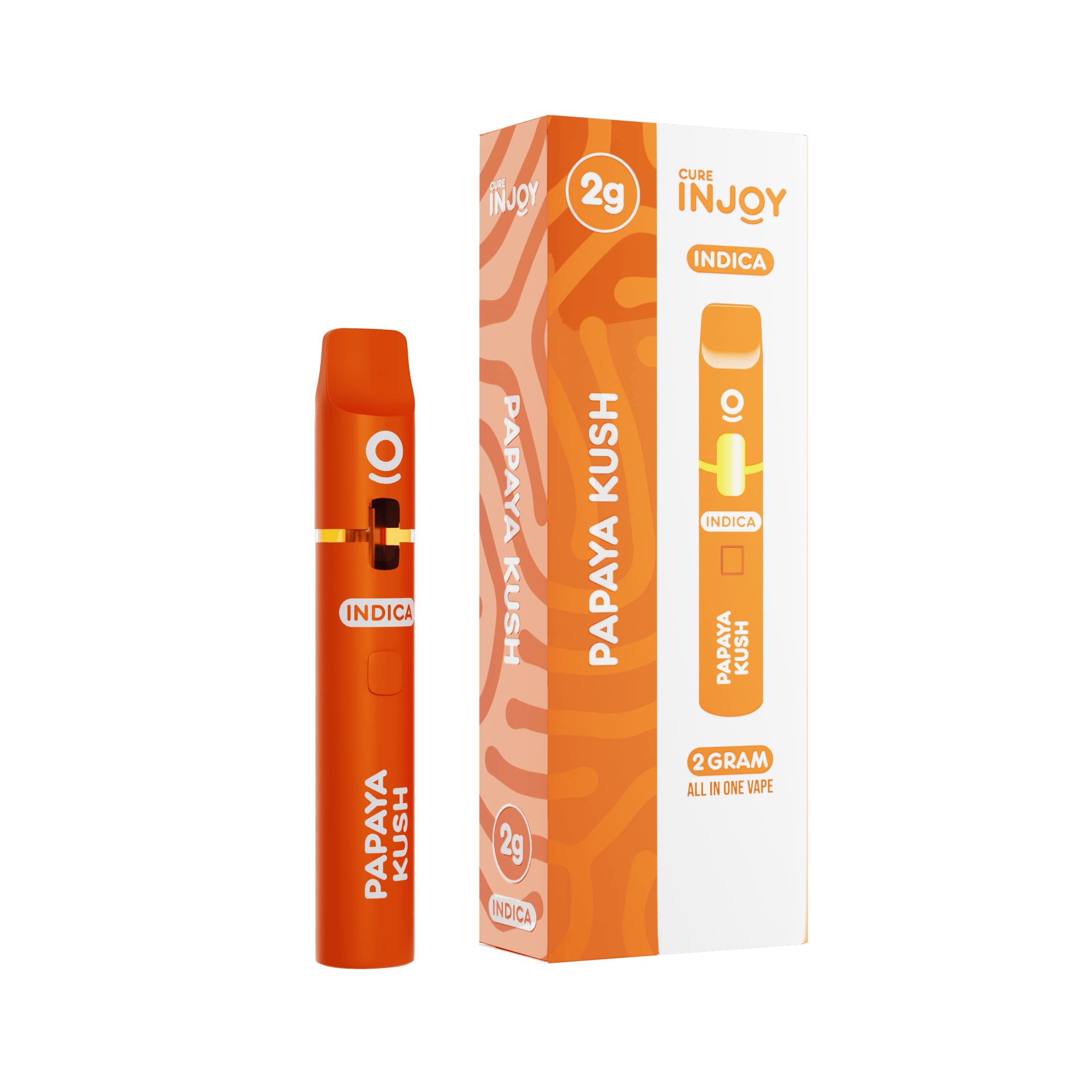 Cure Injoy - Papaya Kush | Disposable | 2g - 1
