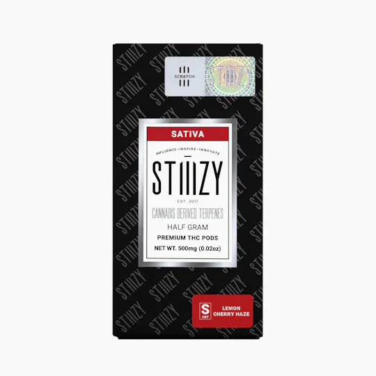 STIIIZY - LEMON CHERRY HAZE - CANNABIS DERIVED TERPENES POD .5G - IL - 1