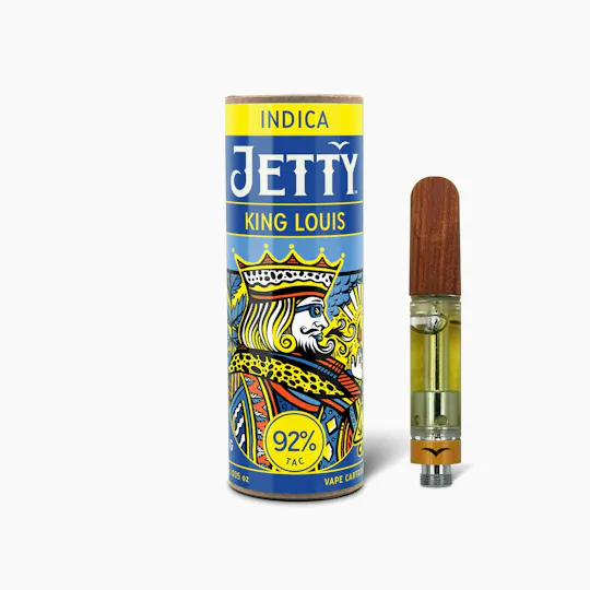 Jetty Extracts - King Louis High THC Cartridge 1g - 1