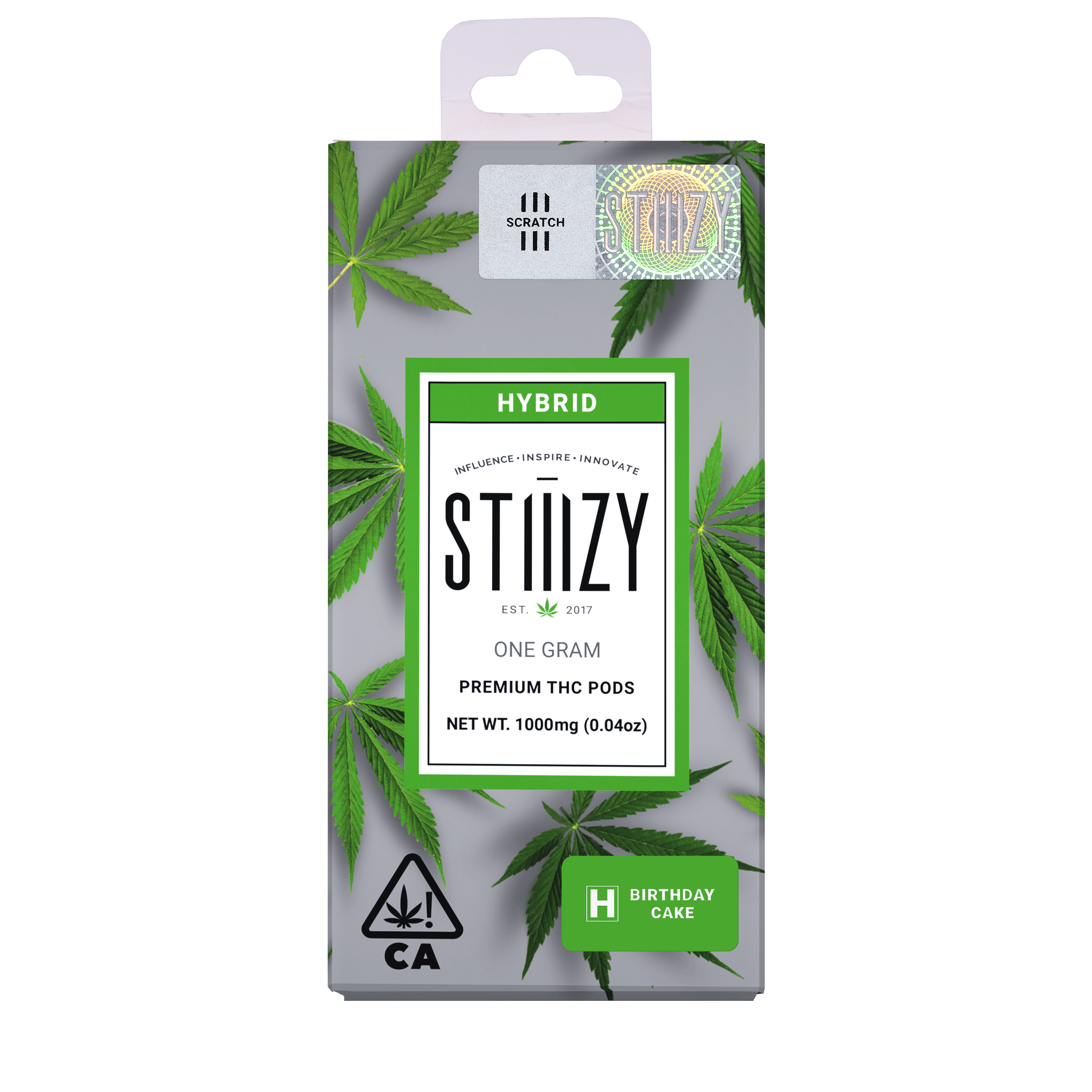 STIIIZY - Vape Cartridge - BIRTHDAY CAKE 1G Original THC Pod - STIIIZY - 1