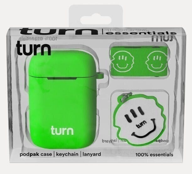turn - Smiley Neon Green 100% Essentials Kit | Storage - 1