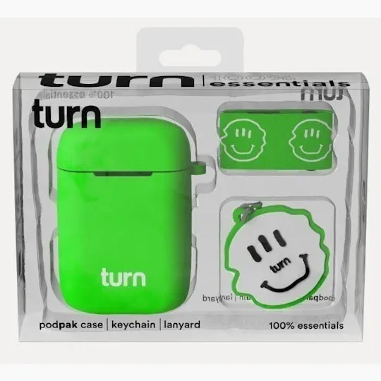 turn - Smiley Neon Green 100% Essentials Kit | Storage - 1
