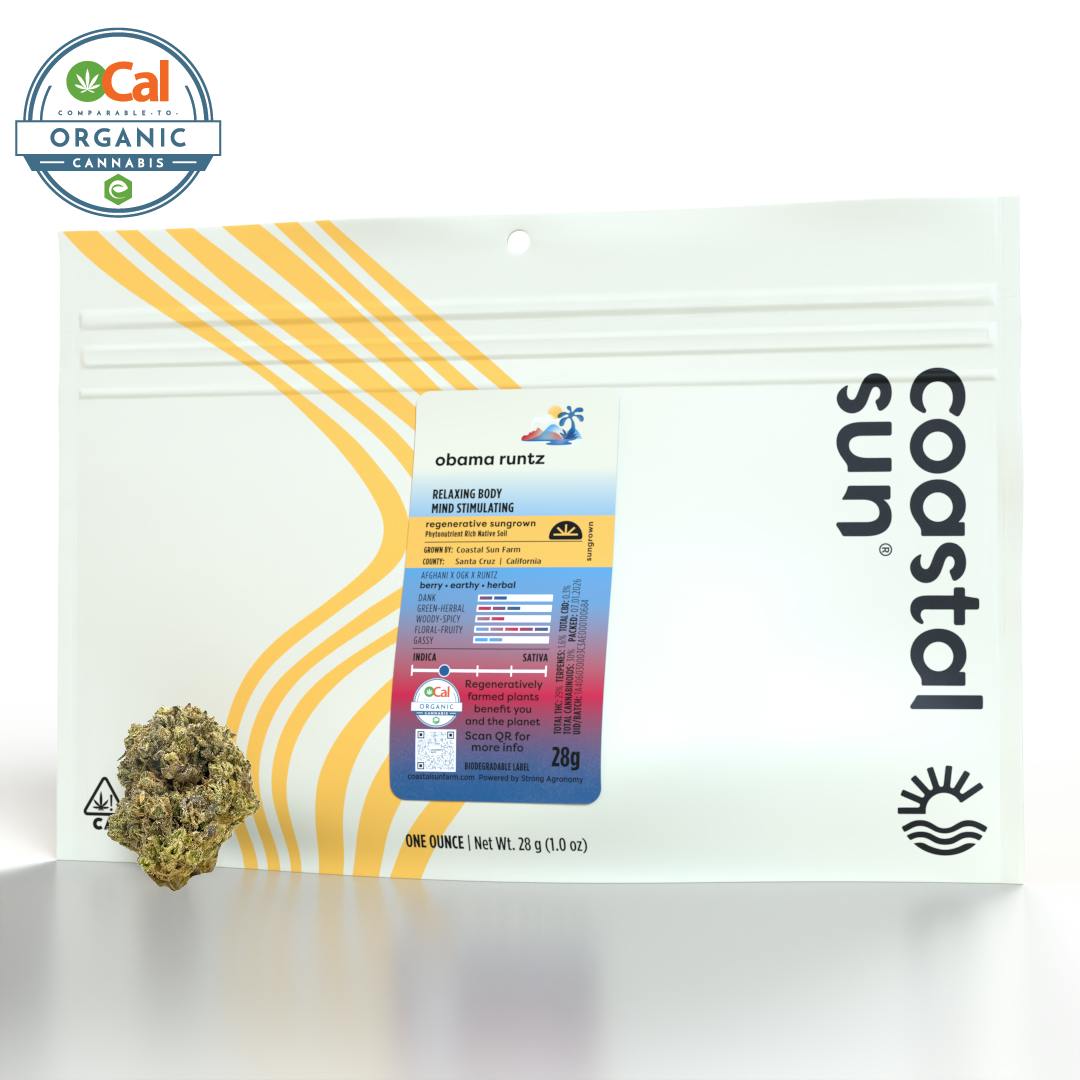Coastal Sun - Coastal Sun | Obama Runtz | Sungrown Flower | 28g - 1
