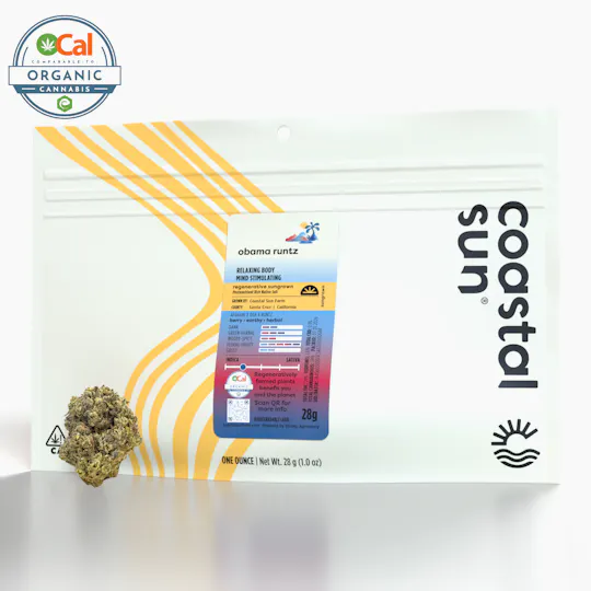 Coastal Sun - Coastal Sun | Obama Runtz | Sungrown Flower | 28g - 1