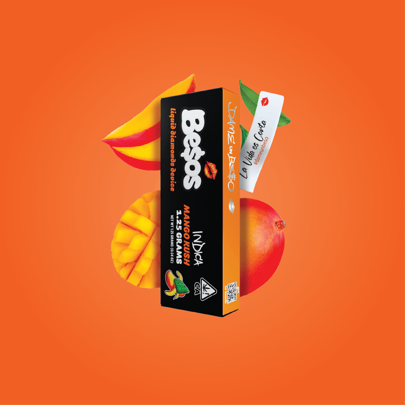 Besos - Besos | Mango Kush | Live Diamonds Disposable | 1.25g - 1