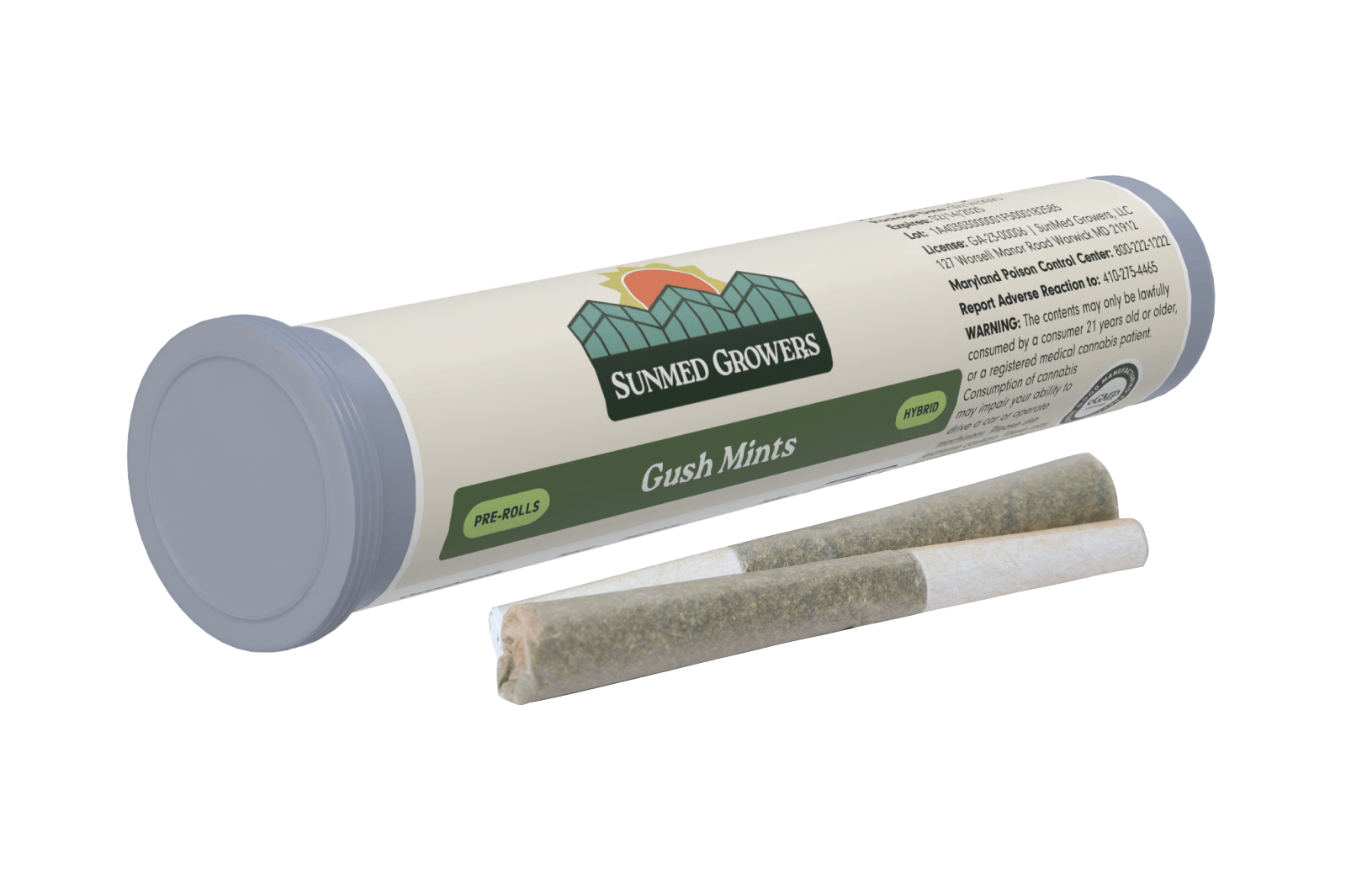 SunMed Growers - Gush Mints Pre Roll 0.5g/2 Pack - 1