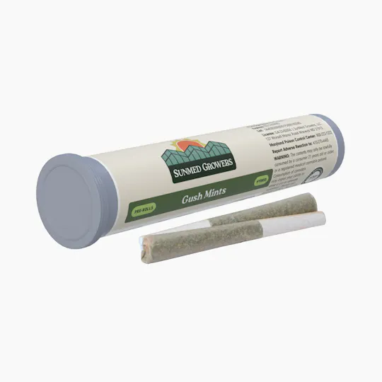 SunMed Growers - Gush Mints Pre Roll 0.5g/2 Pack - 1