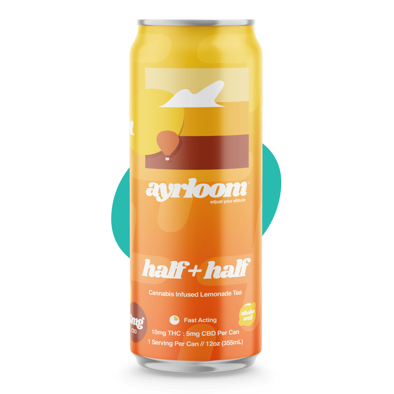ayrloom - ayrloom | Half + Half | 2:1 | 10MG THC : 5MG CBD - 1
