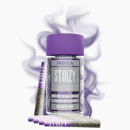 STIIIZY - - STIIIZY OG - 2.5G Naked Preroll Multipack - 1