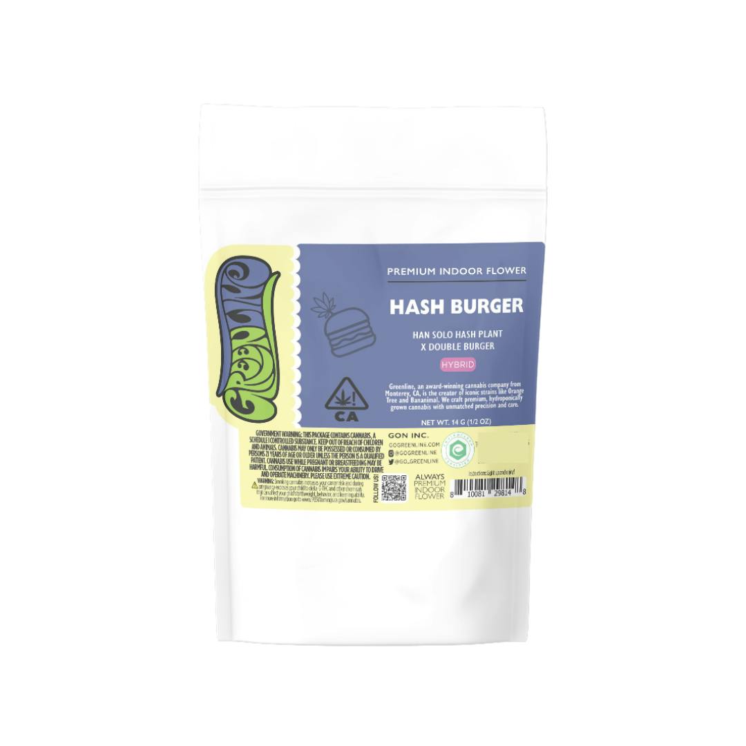 Greenline - Hash Burger - 1/2 oz - Indoor - Hybrid - 14g - 1