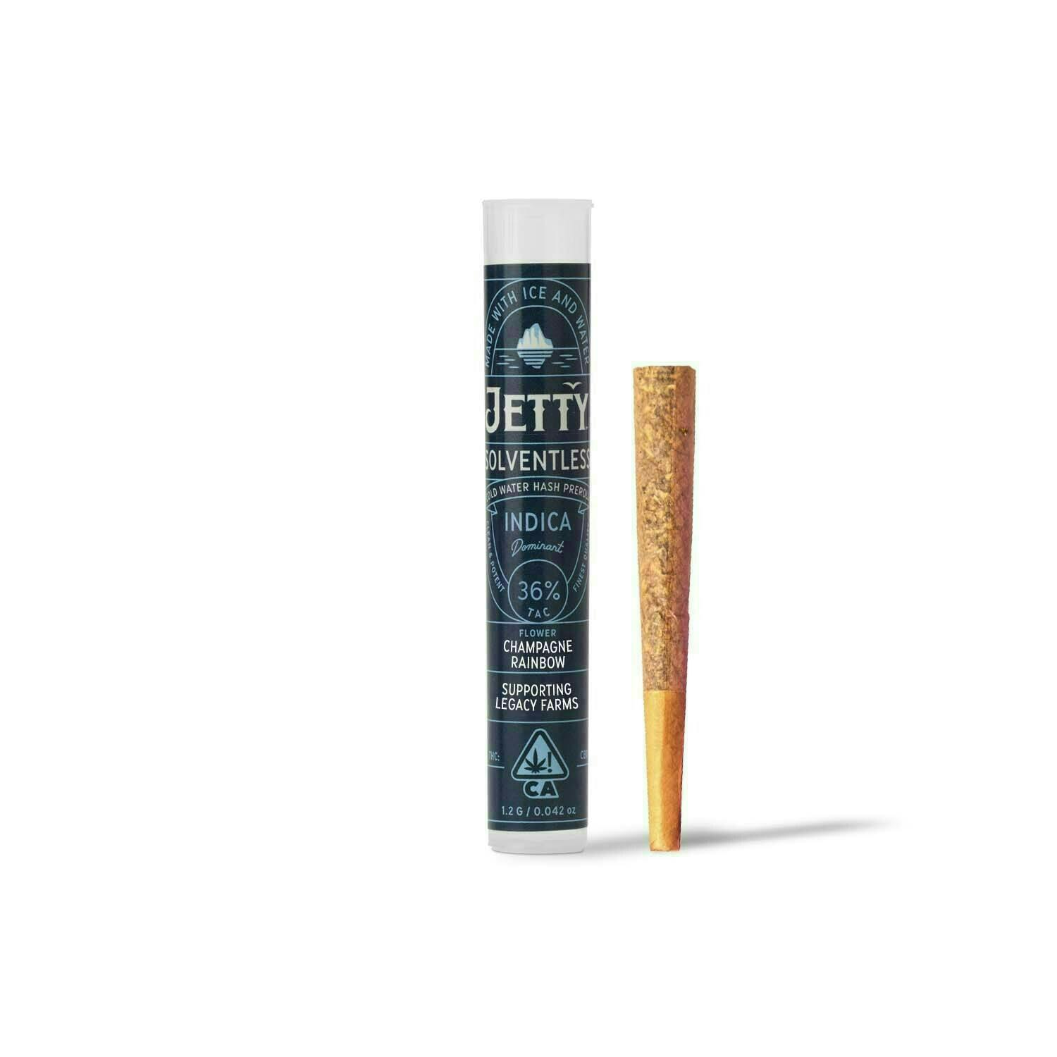 Jetty Extracts - Champagne Rainbow | Live Rosin Infused Joint | 1g - 1