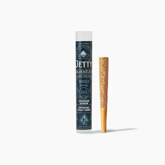 Jetty Extracts - Champagne Rainbow | Live Rosin Infused Joint | 1g - 1