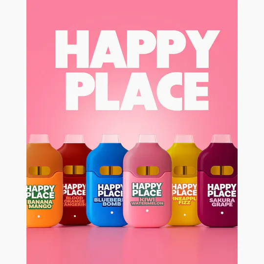 Happy Place - 2 Gram ALL-IN-ONE - Pineapple Fizz **NEW DEVICE** - 1