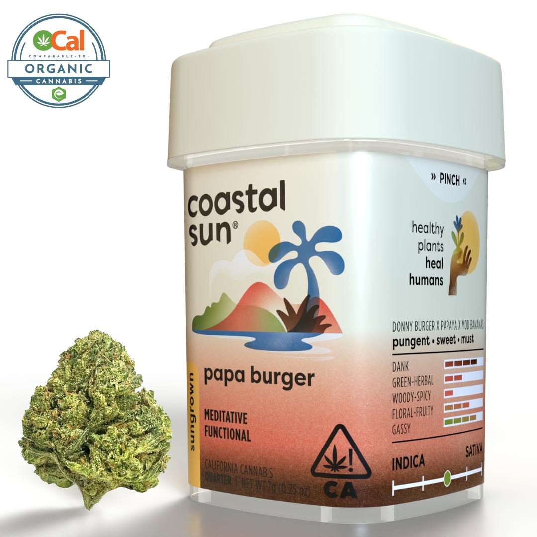 Coastal Sun - Papa Burger Sungrown Flower 7g - 1