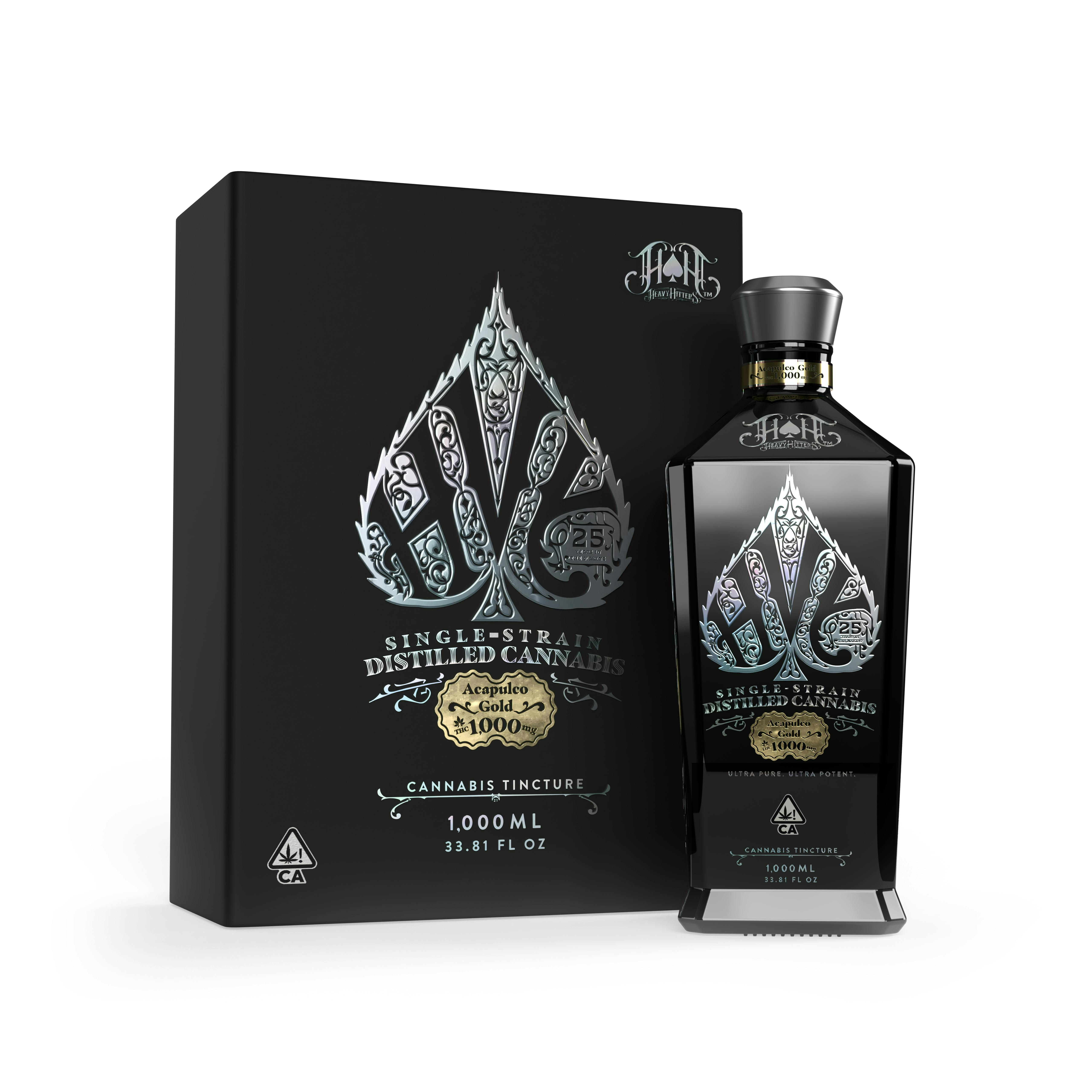 Heavy Hitters - HVY Grand | Acapulco Gold | Tincture | 1000mg THC | 1000mL - 1
