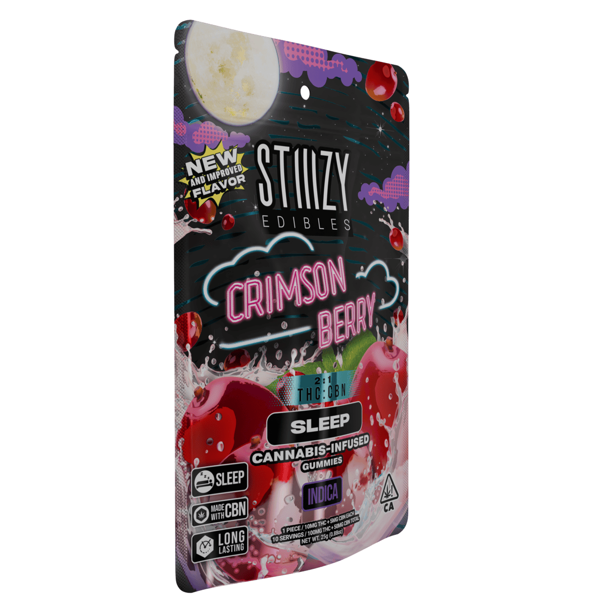 STIIIZY - - CRIMSON BERRY - 100MG SLEEP EDIBLES - 1