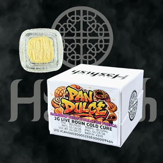 Hashish - Pan Dulce | Live Rosin | Cold Cure Badder | 2g - 1