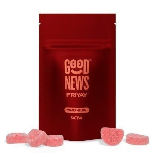 Good News - Friyay | Watermelon Gummies | 100mg | 20ct | 5mg/ea - 1
