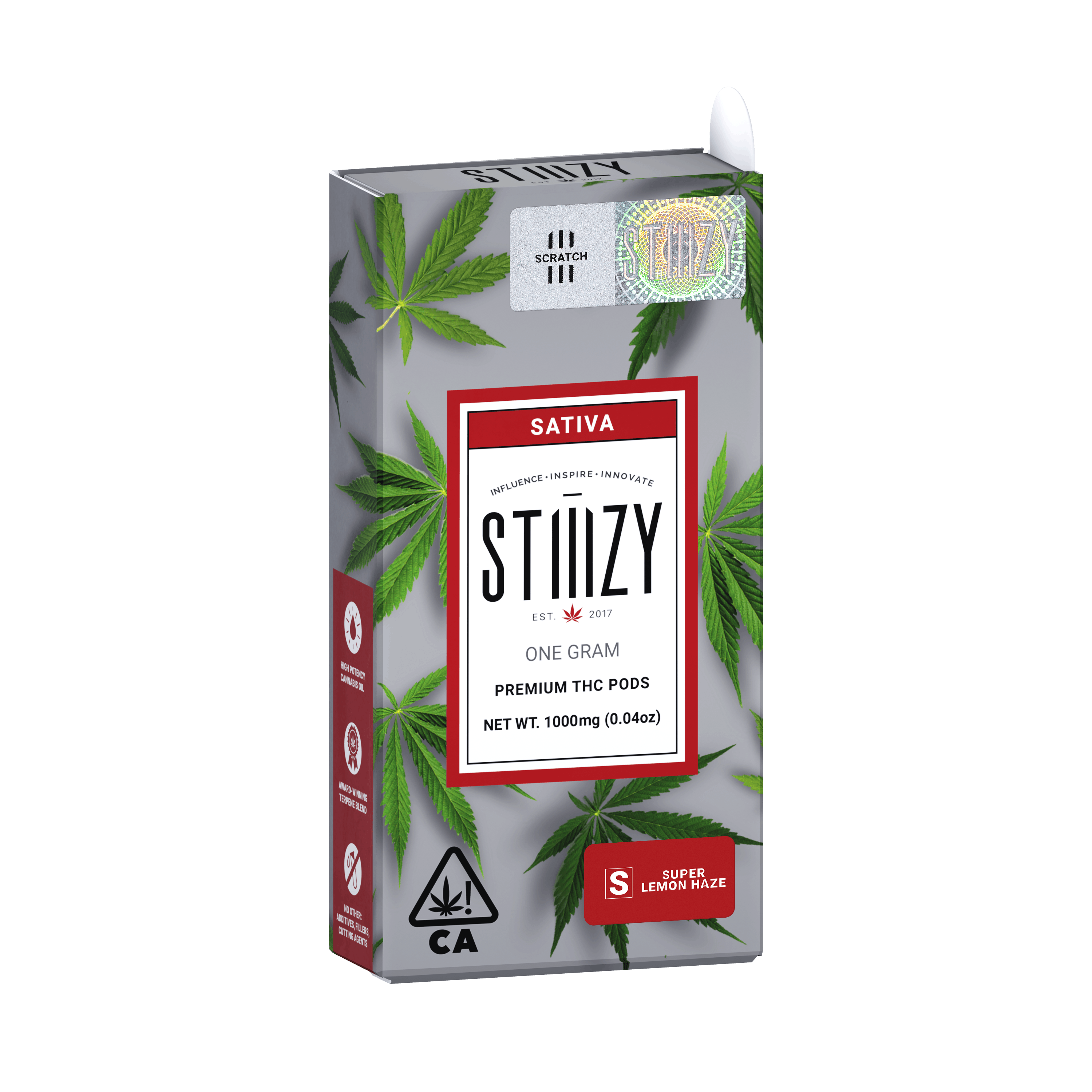 STIIIZY - Vape Cartridge - SUPER LEMON HAZE 1G Original THC Pod - STIIIZY - 1