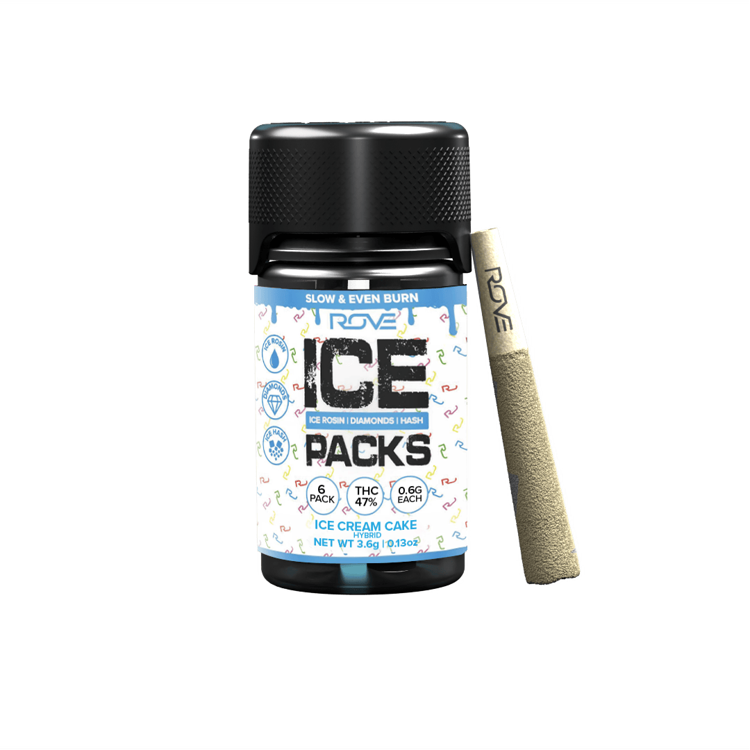 ROVE - Ice Cream Cake | Infused Ice Packs (Rosin, Hash, and Diamonds) | 6x 0.6g - 1