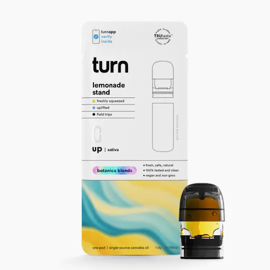 turn - Lemonade Stand | Botanica Blends | Pods | Sativa | 1g (1) - 1