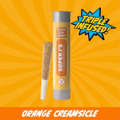 GOOD DAY FARM - Orange Creamsicle x Jokerz #53 | Super J's Infused Joint | 1g - 1