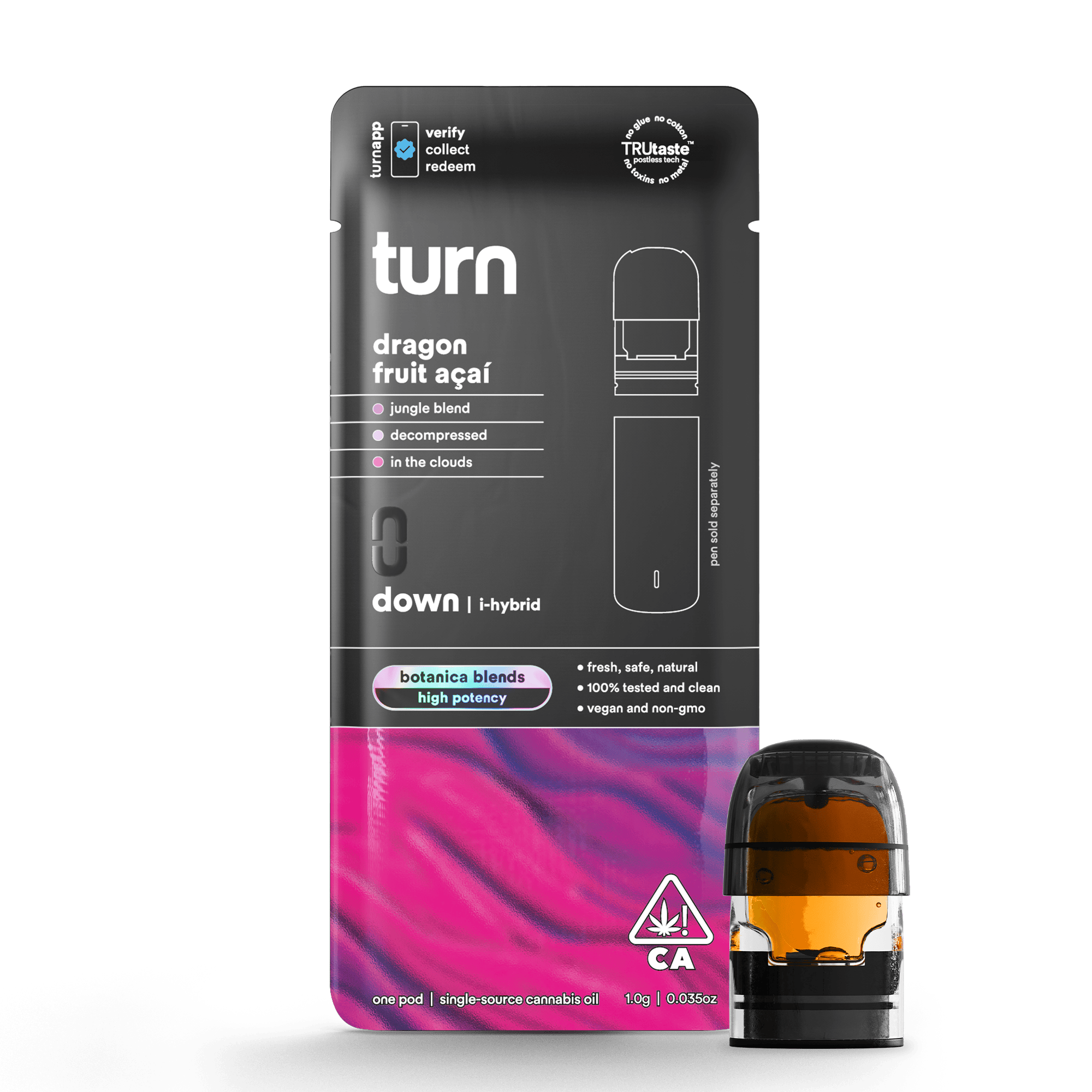 turn - Dragon Fruit Acai | Botanica Blends | Indica-Hybrid - 1
