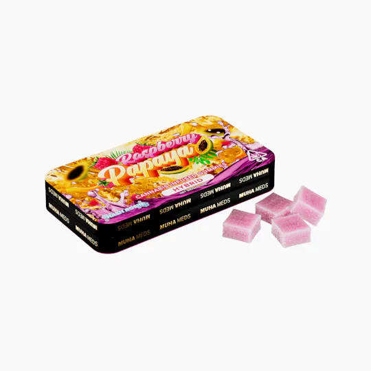 Muha Meds - Muha Meds | Raspberry Papaya Gummies | 100mg | 10ct | 10mg/ea - 1