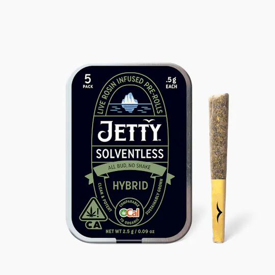 Jetty Extracts - Governmint Oasis x Banana Bomb | Live Rosin Infused Minis | 0.5g each | 5pk - 1