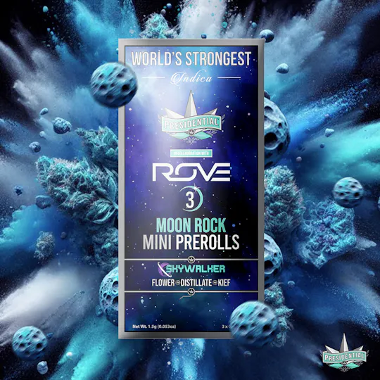Presidential - Presidential x Rove | Skywalker | Moon Rock Infused Minis | 0.5g each | 3pk - 1
