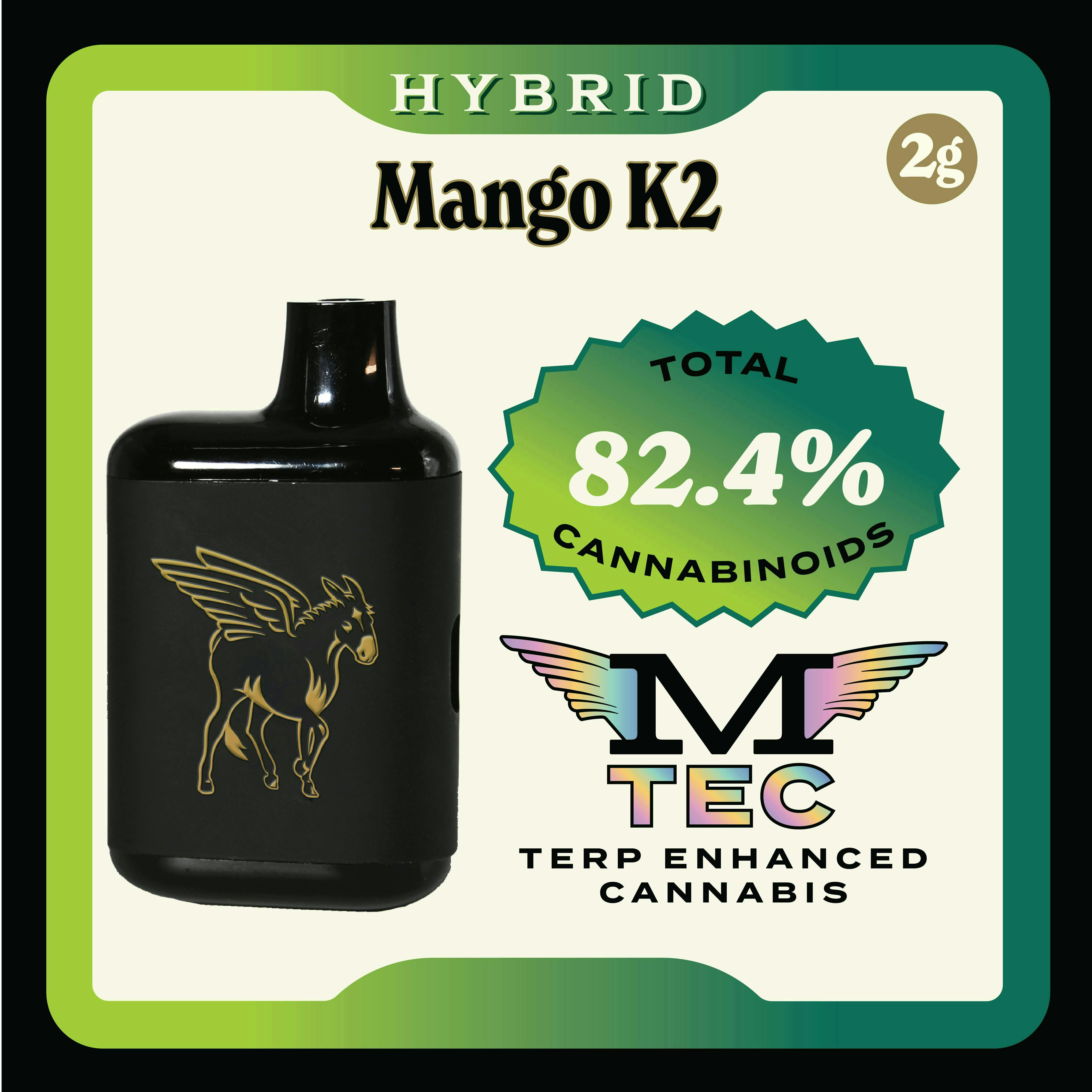Mule Extracts - Mango K2 | M-TEC Disposable | 2g - 1