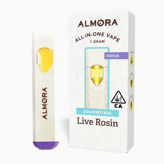 Almora - Solventless Live Rosin Master Kush AIO 1g - 1
