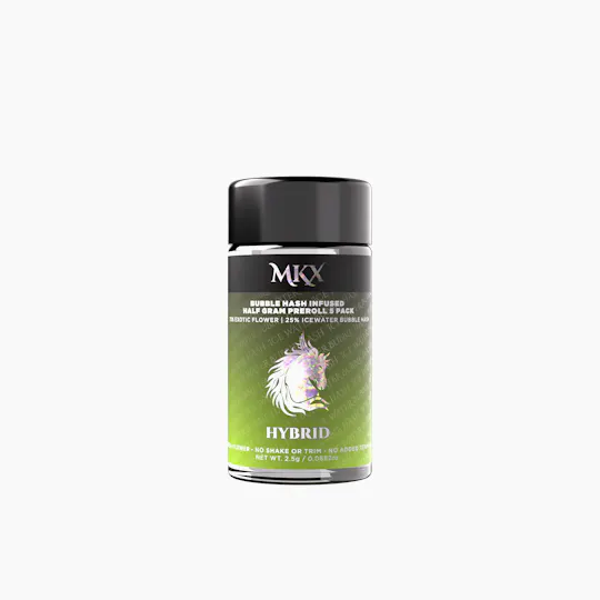 MKX Oil Co - Banana Mints | Bubble-Hash Infused Minis | 0.5g each | 5pk - 1
