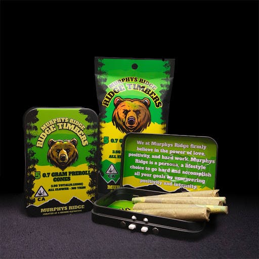 Murphys Ridge - Sugar Cone | Ridge Timbers Joints | .7g each | 5pk - 1