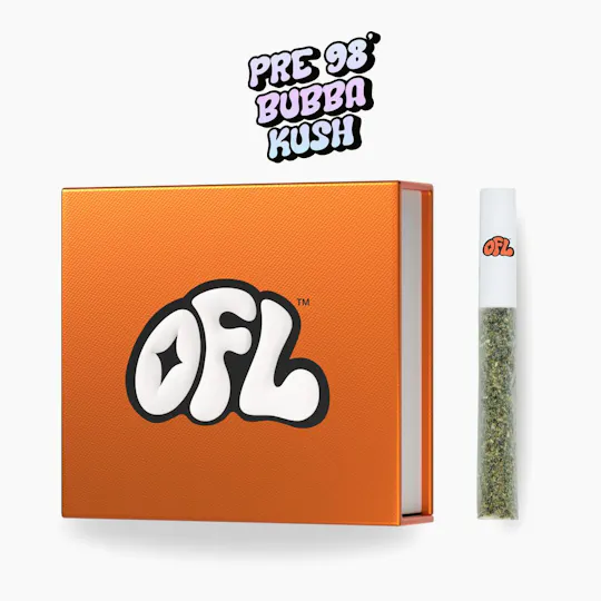 Oakfruitland (OFL) - Pre 98 Bubba Kush | Joints | 0.7g each | 20pk - 1