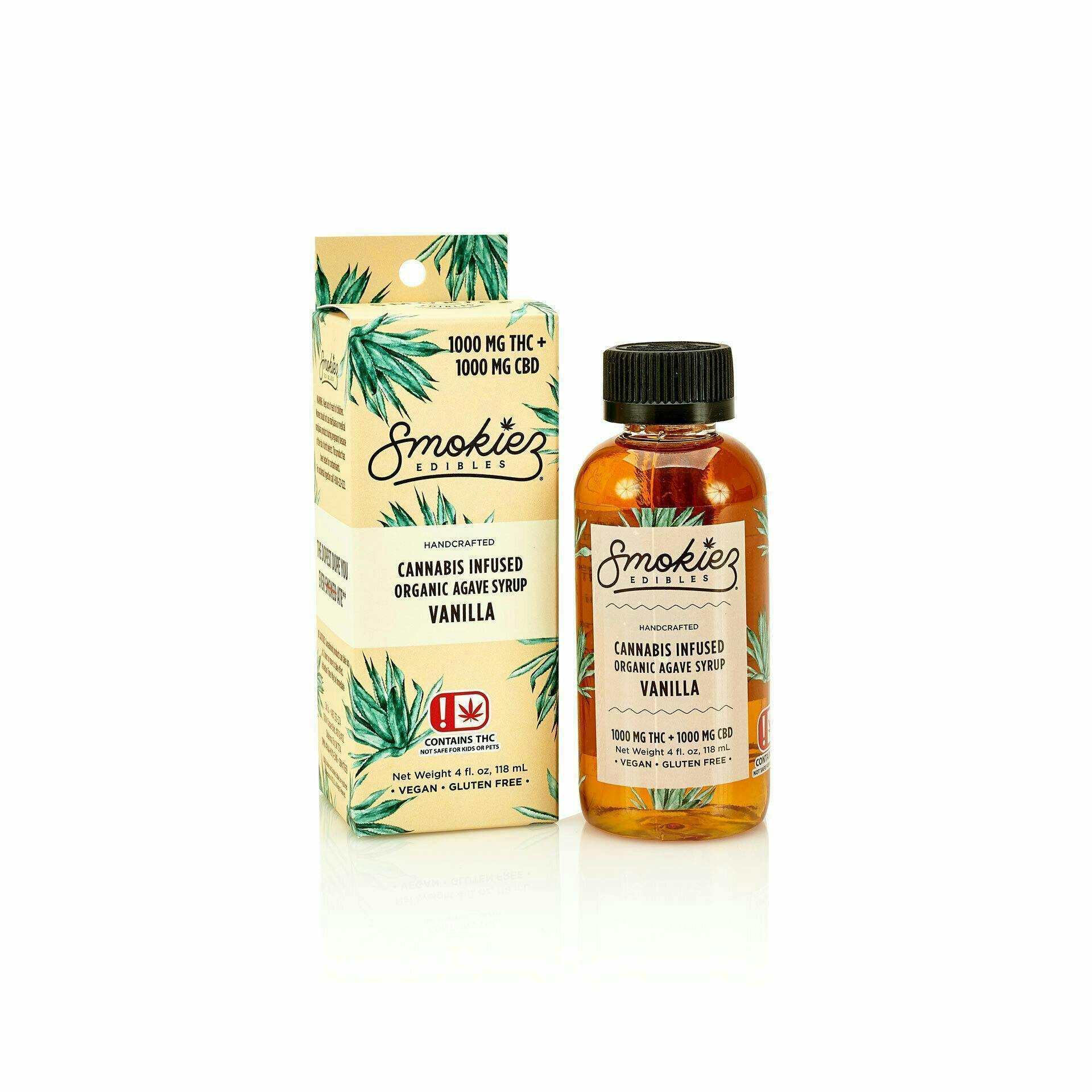 Smokiez Edibles - Vanilla Agave Syrup THC:CBD 1:1 | 1000mg - 1