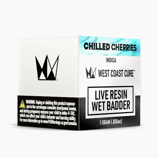 West Coast Cure - Chilled Cherries Live Resin Wet Badder - 1