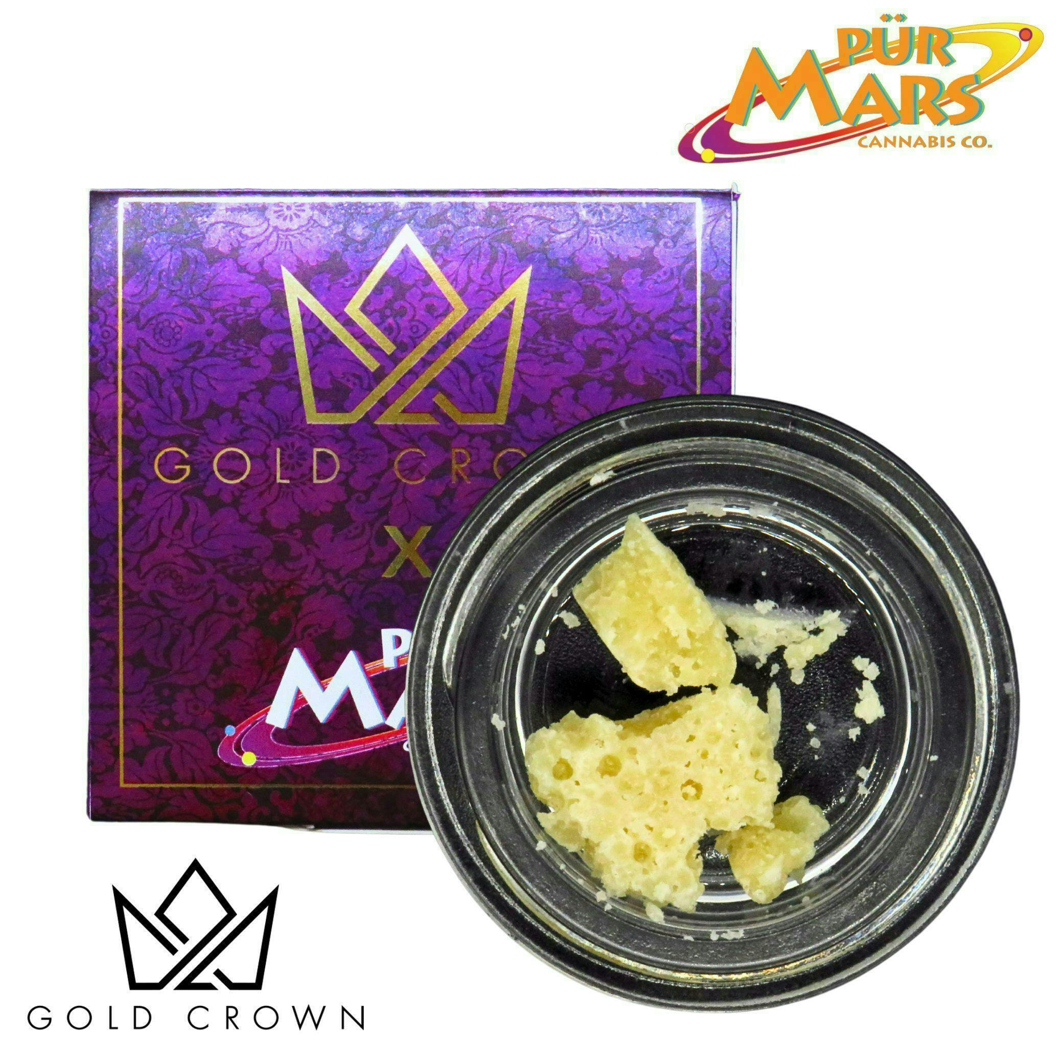 Gold Crown - Gold Crown x Pur Mars | Purple Milk | Crumble | 1g - 1