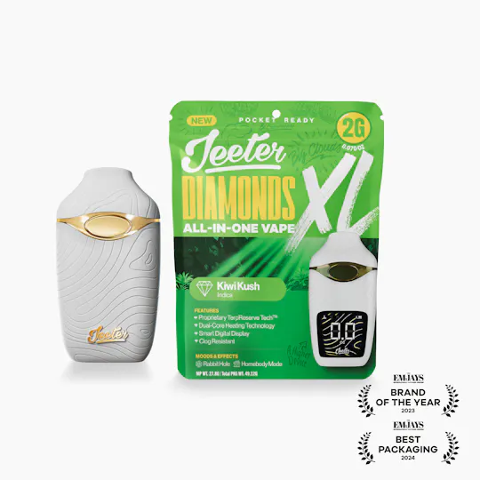 Jeeter - Jeeter | Kiwi Kush | Diamonds XL 2G All-In-One Vape - 1